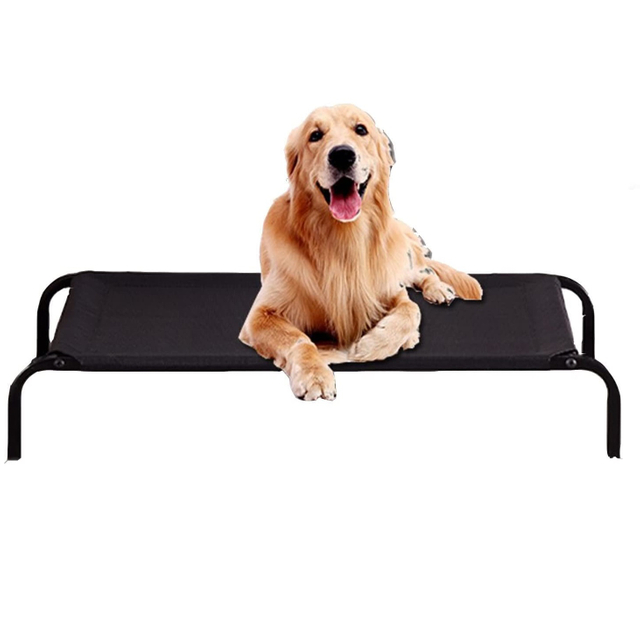 Summer Breathable Elevated Dog Bed with Teslin Mesh Durable Fabric fit with Small,Medium and Large Dogs