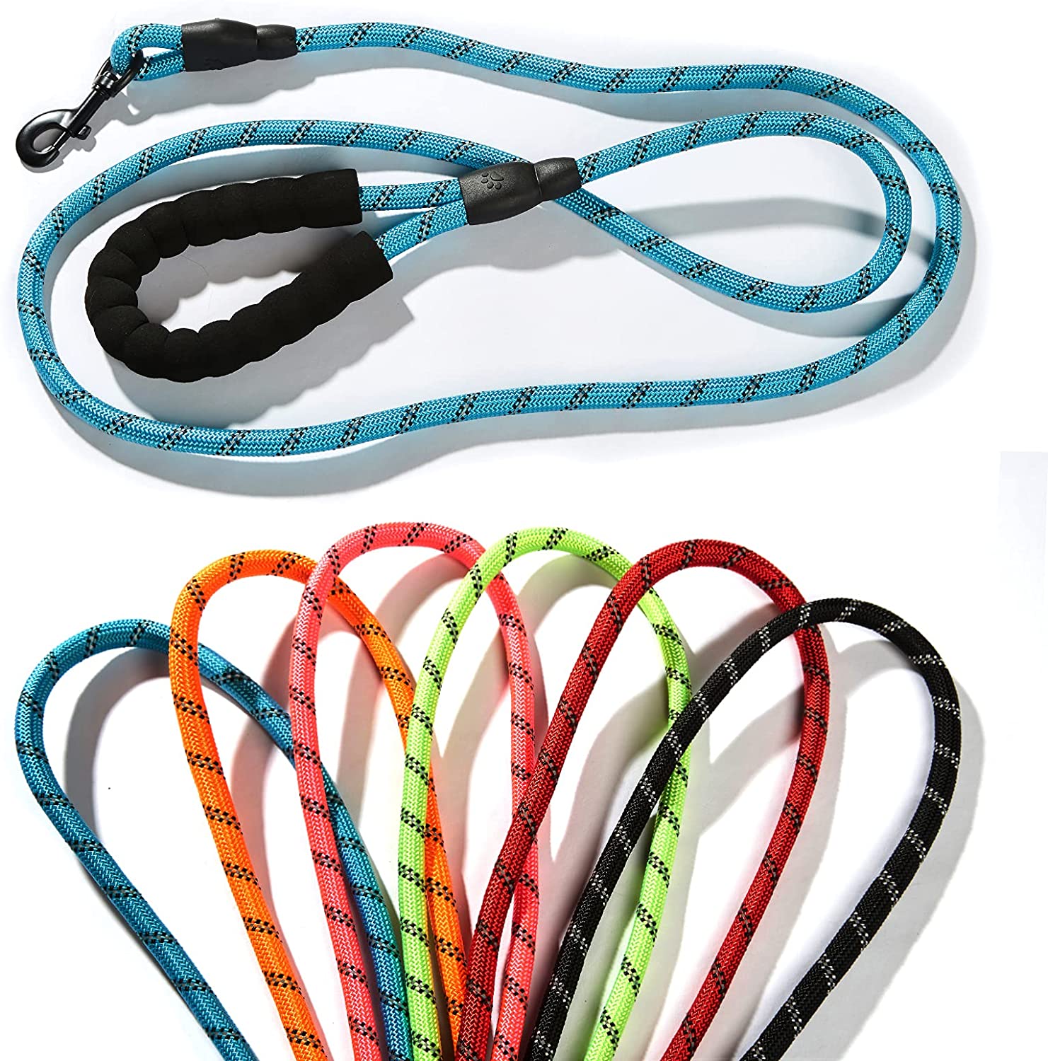  2021 hot selling dog slip lead leash durable running strong slip rope lead dog leash 