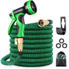 High Pressure Heavy Duty Long Lightweight 50ft Retractable 100ft Brass Expandable Garden Hose