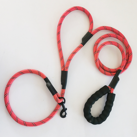 6 Foot Reflective Dog Leash Mountain Climbing Nylon Braided Heavy Duty Dog Training Leash for Large and Medium Dogs Walking Leads Mycicy Rope Dog Leash 