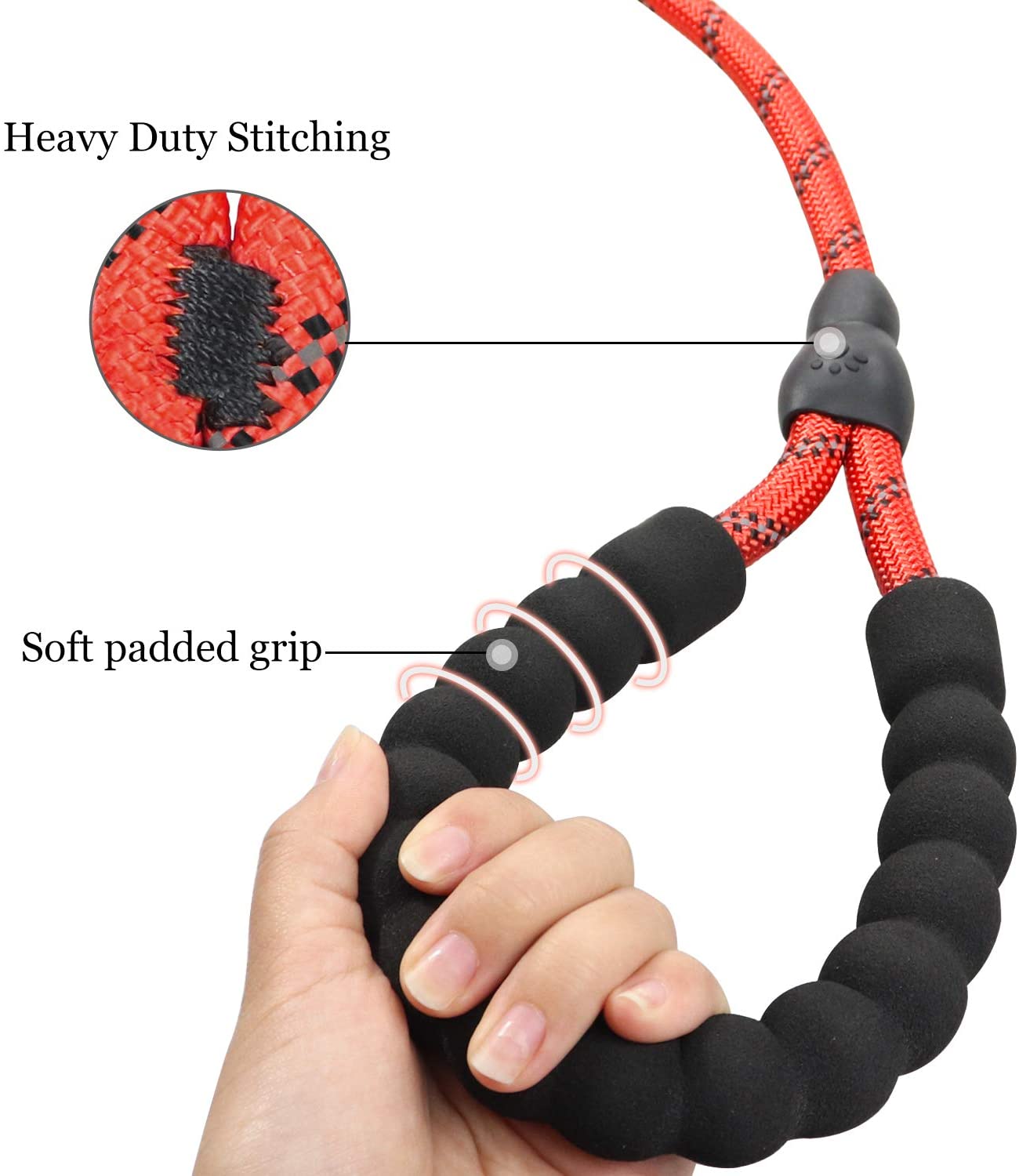 basic nylon dog leashes 5ft rope leash for dog